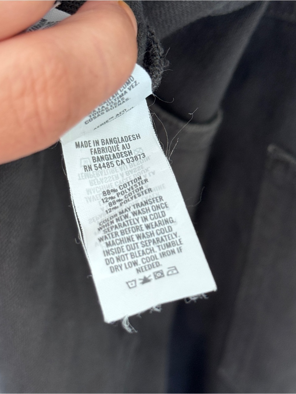Aerie Charcoal Gray Denim Overalls 100% Cotton Medium - Picture 10 of 10
